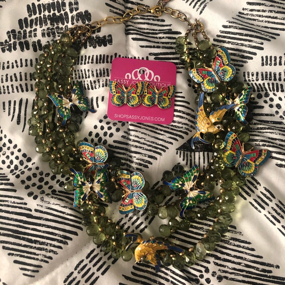 Lovebird necklace and earrings 1.0 version